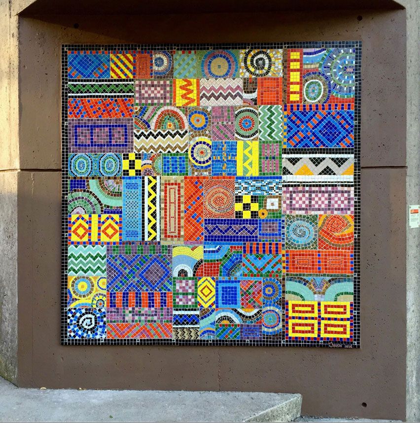 Community Fabric - mosaic mural